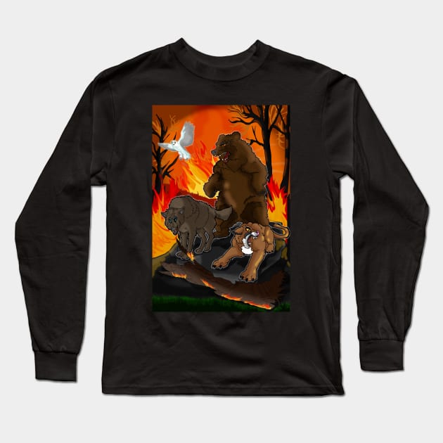 Summer of fires Long Sleeve T-Shirt by lytebound